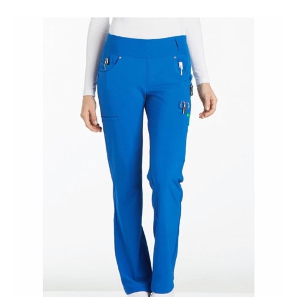 Cherokee iFlex Scrub Pant XXS Royal Blue NWT
